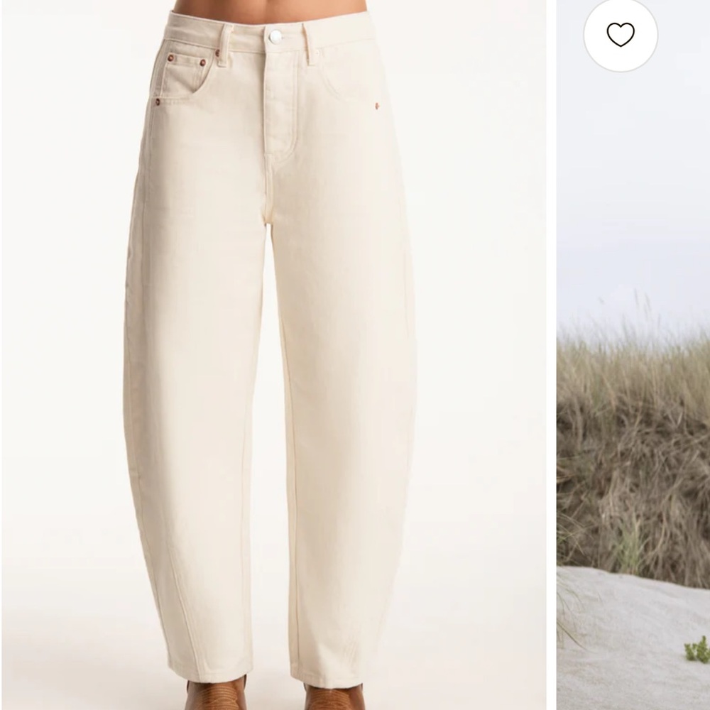 SET X PARKE Horseshoe jeans cream